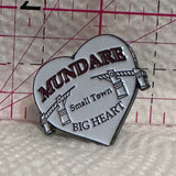 Mundare Alberta Small Town Big Heart  Lapel Pin