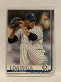 #243 Jonathan Loaisiga Rookie New York Yankees 2019 Topps Series One Baseball Card