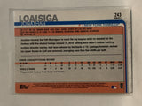 #243 Jonathan Loaisiga Rookie New York Yankees 2019 Topps Series One Baseball Card