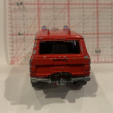 Red District 3 Fire Department Range Rover 1/60 Majorette Diecast Cars CO