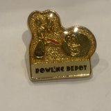 Bolwing Depot Logo Mascot Lapel Hat Pin AH