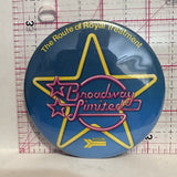 Amtrak Broadway Limited The Route of Royal Treatment Advertising Button Pinback