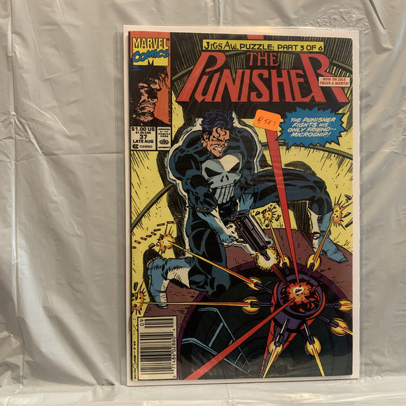#37 The Punisher Jigsaw Puzzle Part 3 of 6 Marvel Comics AT 7897