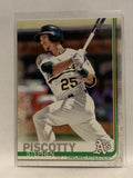 #66 Stephen Piscotty Oakland Athletics 2019 Topps Series One Baseball Card