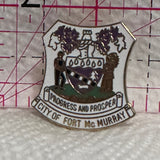 City of Fort McMurray Alberta Coat of Arms  Lapel Pin