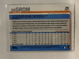 #200 Jacob DeGrom New York Mets 2019 Topps Series One Baseball Card