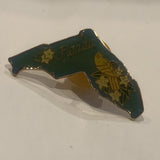 Florida State Bird Flowers Lapel Hat Pin AI