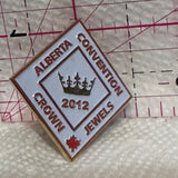 Alberta Convention 2012 Crown Jewels  Lapel Pin