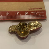 Jewelled Red Hat Lapel Hat Pin AI