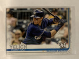 #300 Christian Yelich Milwaukee Brewers 2019 Topps Series One Baseball Card