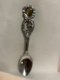Saskatoon Priaire Lily Saskachewan Deer Souvenir Spoon