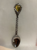 New Brunswick Purple Violet Flower Souvenir Spoon