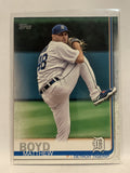 #93 Matthew Boyd Detroit Tigers 2019 Topps Series One Baseball Card