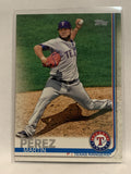 #219 Martin Perez Texas Rangers 2019 Topps Series One Baseball Card