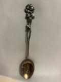 Jasper Alberta Wild Rose Souvenir Spoon