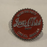 Jesus Christ Taste The Faith Enjoy Love All Serve All Lapel Hat Pin AI