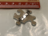 Puzzle Piece Tooth Lapel Hat Pin