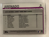 #70 Nolan Arenado League Leaders Colorado Rockies 2019 Topps Series One Baseball Card
