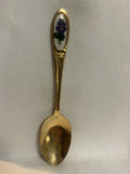 Purple Violet Flower Souvenir Spoon