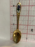 Purple Violet Flower Souvenir Spoon