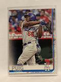 #162 Yasiel Puig Los Angeles Dodgers 2019 Topps Series One Baseball Card
