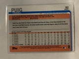 #162 Yasiel Puig Los Angeles Dodgers 2019 Topps Series One Baseball Card