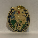 Calgary North Hill Lions Club Lapel Hat Pin
