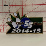 Club 55 Plus Bowling 2014 15 Logo Lapel Hat Pin