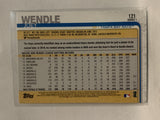 #121 Joey Wendle Tampa Bay Rays 2019 Topps Series One Baseball Card