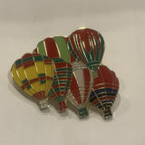 Hot Air Balloons Lapel Hat Pin AJ