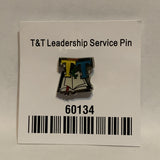 T&T Leadership Service Pin Lapel Hat Pin