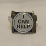 I Can Help Plate Dinnerware Lapel Hat Pin AJ
