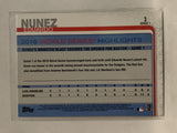 #3 Eduardo Nunez 2018 World Series Highlights 2019 Topps Series One Baseball Card