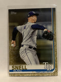 #130 Blake Snell 47/2019 Gold Tampa Bay Rays 2019 Topps Series One Baseball Card