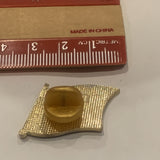 Eagle on a USA American Flag Lapel Hat Pin AJ