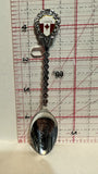 Old Montreal Quebec Canadian Flag Souvenir Spoon