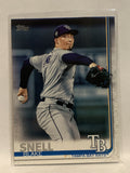 #130 Blake Snell Tampa Bay Rays 2019 Topps Series One Baseball Card