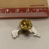 Cowboy Roping Steer Lapel Hat Pin AJ