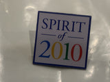 Spirit of 2010 Logo Lapel Hat Pin