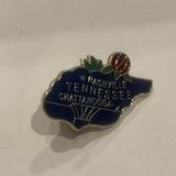 Nashville Tennessee Chattenooga Lapel Hat Pin AJ