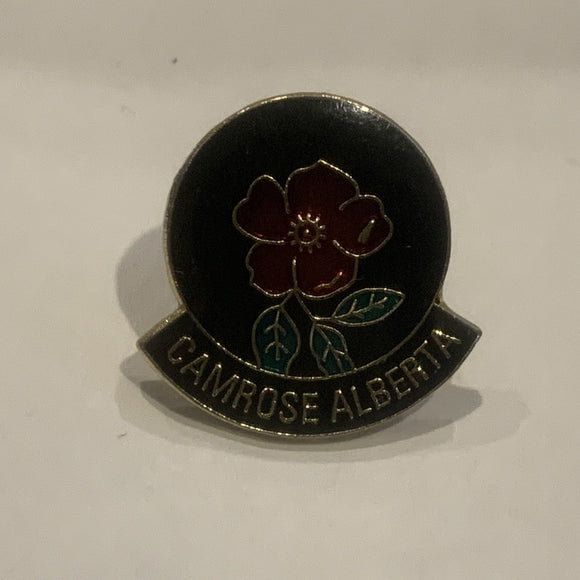 Camrose Albeta Wild Rose Lapel Hat Pin AJ
