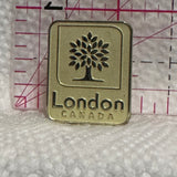 London Ontario Canada Tree Logo  Lapel Pin