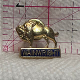 Wainwright Alberta Bison Buffalo   Lapel Pin