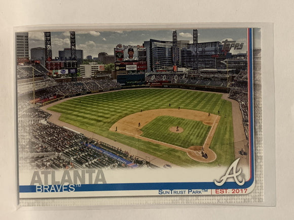 #71 Suntrust Park Atlanta Braves 2019 Topps Series One Baseball Card