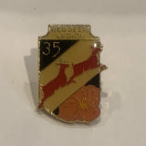 Red Deer Legion #35 Logo Lapel Hat Pin AJ