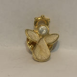 Jewelled Guardian Angel Lapel Hat Pin