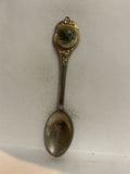 Penticton BC Green Rock Stone Souvenir Spoon