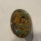 Alaska Highway Gold Panning Lapel Hat Pin AJ