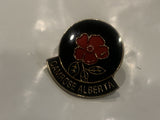 Camrose Alberta Wild Rose Flower Lapel Hat Pin