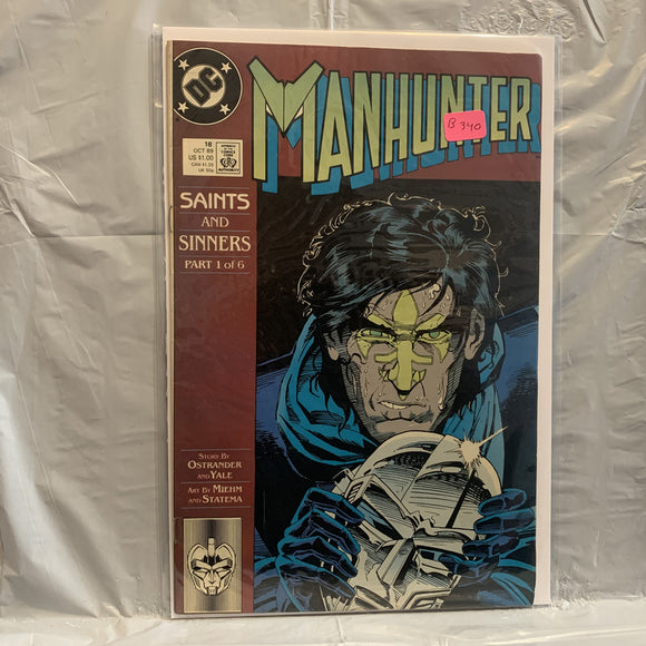 #18 Manhunter Saints and Sinners Part 1 of 6 DC Comics AW 8028